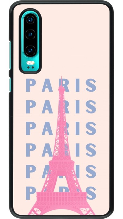 Coque Huawei P30 - Paris Pink Print