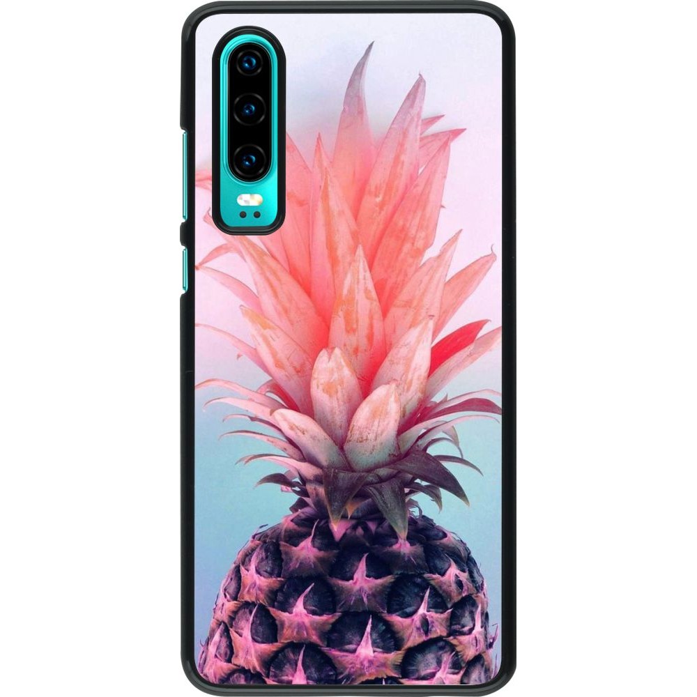 Coque Huawei P30 - Purple Pink Pineapple