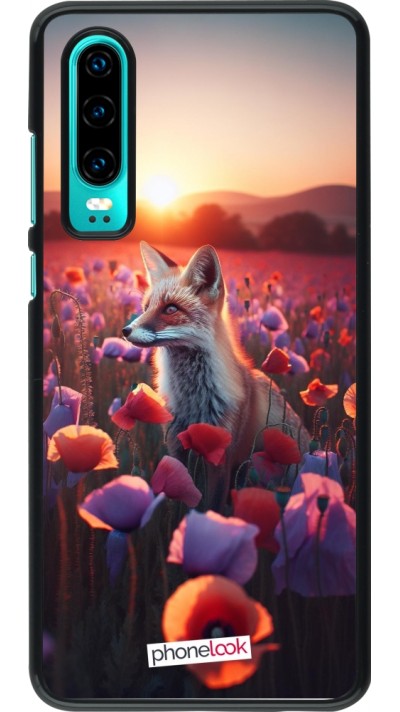 Coque Huawei P30 - Renard pourpre au crépuscule