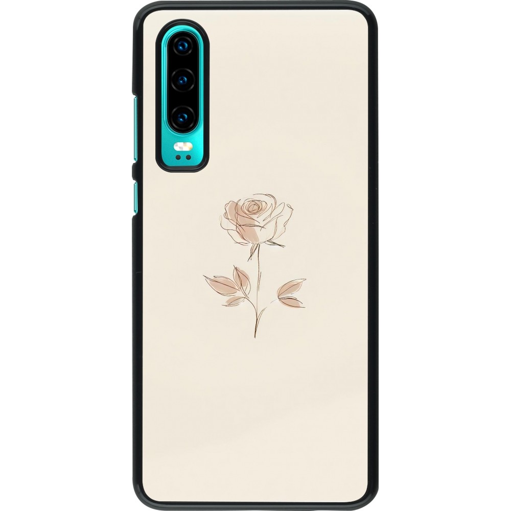 Coque Huawei P30 - Sable Rose Minimaliste