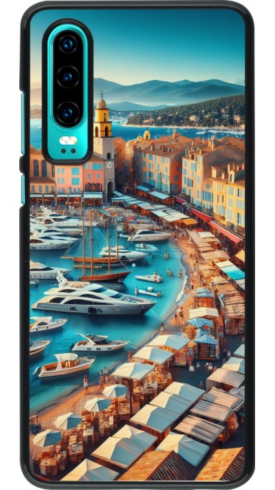 Coque Huawei P30 - Saint-Tropez Beach