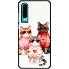 Huawei P30 Case Hülle - Saint Valentines Day 26 Cat Love