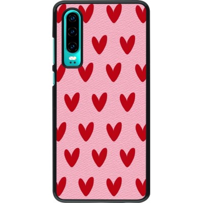 Huawei P30 Case Hülle - Saint Valentines Day 26 Pattern heart