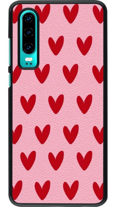 Huawei P30 Case Hülle - Saint Valentines Day 26 Pattern heart