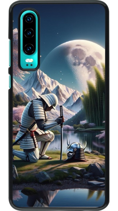 Coque Huawei P30 - Samurai Katana Lune