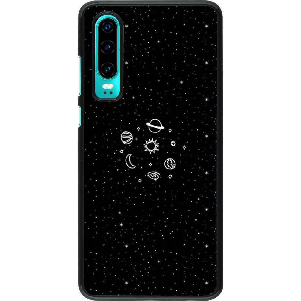 Coque Huawei P30 - Space Doodle
