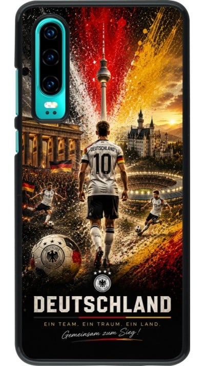 Coque Huawei P30 - Football Allemagne splash 2026