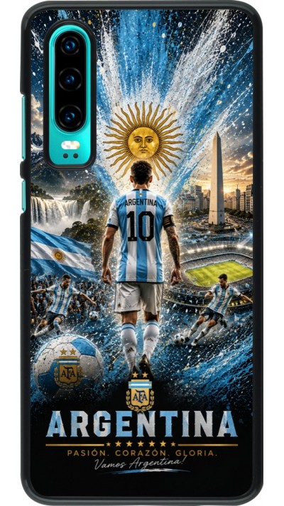 Coque Huawei P30 - Football Argentine splash 2026