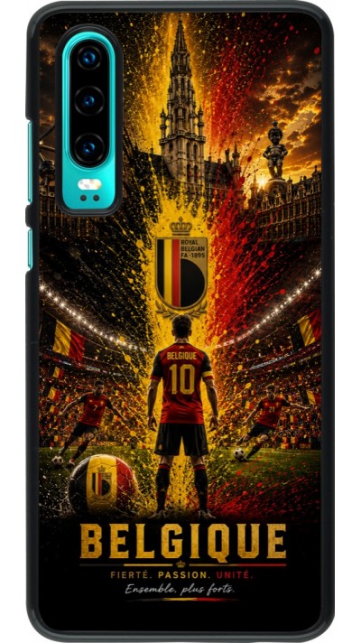 Coque Huawei P30 - Football Belgique splash 2026