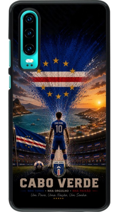 Coque Huawei P30 - Football Cap-Vert splash 2026