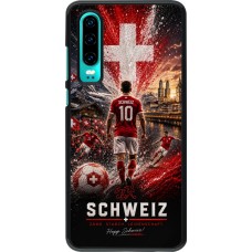 Huawei P30 Case Hülle - Fussball Schweiz splash 2026