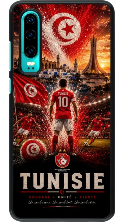 Coque Huawei P30 - Football Tunisie splash 2026