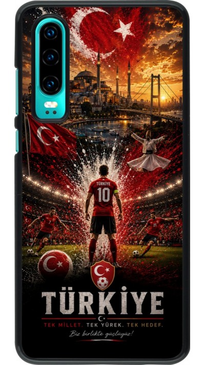 Coque Huawei P30 - Football Turquie splash 2026