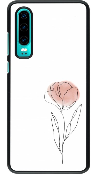 Coque Huawei P30 - Spring 23 minimalist flower