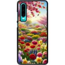 Huawei P30 Case Hülle - Frühling 25 Strauß Frühling