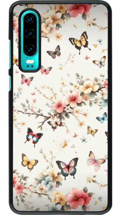 Coque Huawei P30 - Spring 25 Papillons Légers