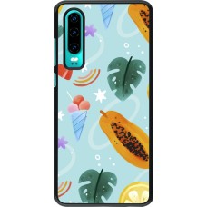 Coque Huawei P30 - Summer 2025 Pattern papaya