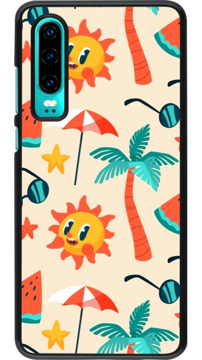 Coque Huawei P30 - Summer 2025 Pattern soleil