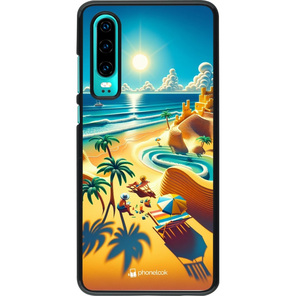 Huawei P30 Case Hülle - Sonnenuntergang Brise