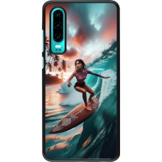 Coque Huawei P30 - Surfeuse Balinaise