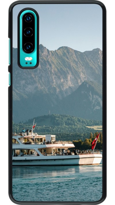 Huawei P30 Case Hülle -  Nationalfeiertag Schweiz Bateau Leman