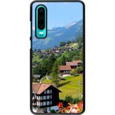Huawei P30 Case Hülle -  Nationalfeiertag Schweiz Landschaft