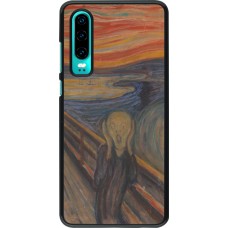 Huawei P30 Case Hülle - Kunstbild - Der Schrei - Edvard Munch