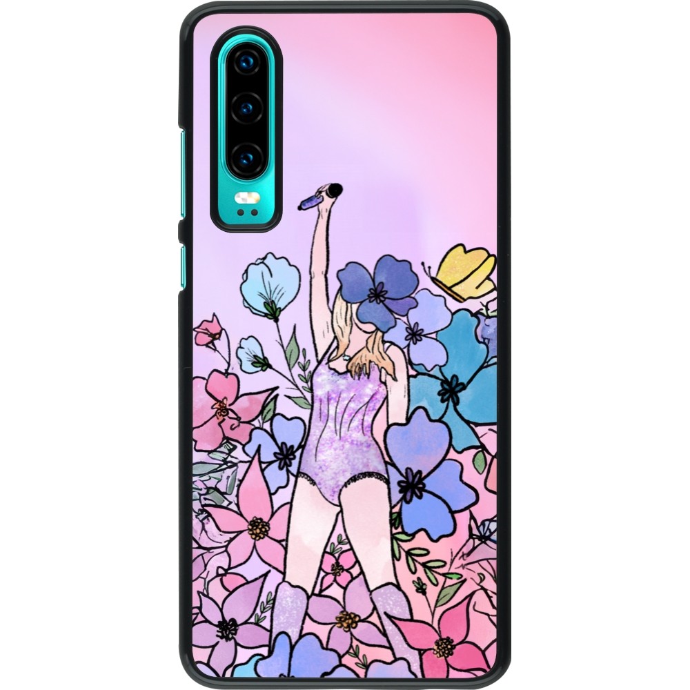 Coque Huawei P30 - Taylor Swift Sketch - Pink