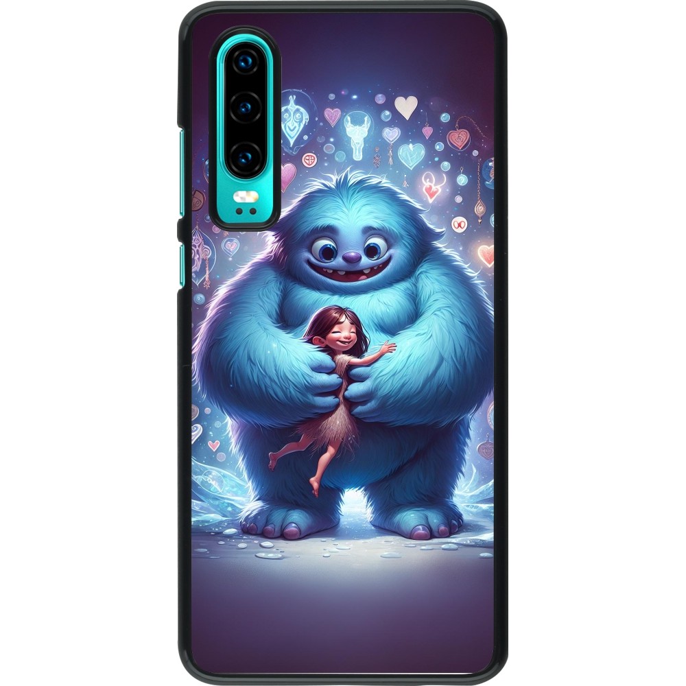 Huawei P30 Case Hülle - Valentin 2024 Flauschige Liebe
