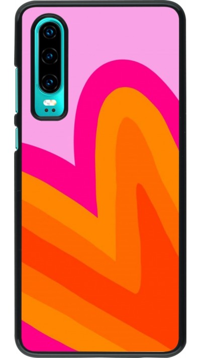 Coque Huawei P30 - Valentine 2024 heart gradient