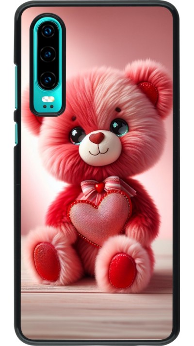 Coque Huawei P30 - Valentine 2024 Ourson rose