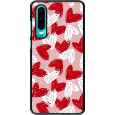 Huawei P30 Case Hülle - Valentine 2024 with love heart