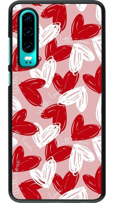 Coque Huawei P30 - Valentine 2024 with love heart