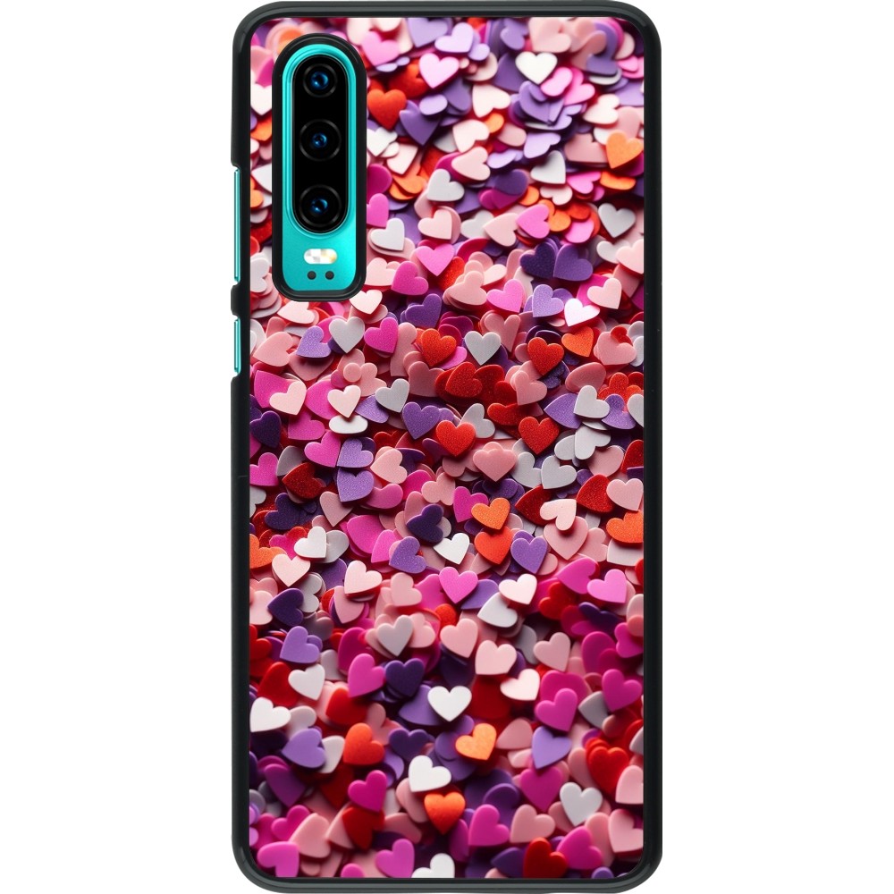 Huawei P30 Case Hülle - Valentin 2025 Konfetti