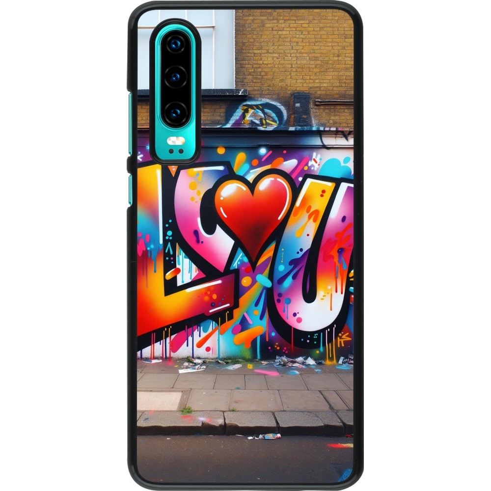 Huawei P30 Case Hülle - Valentin 2025 Liebe U Tag