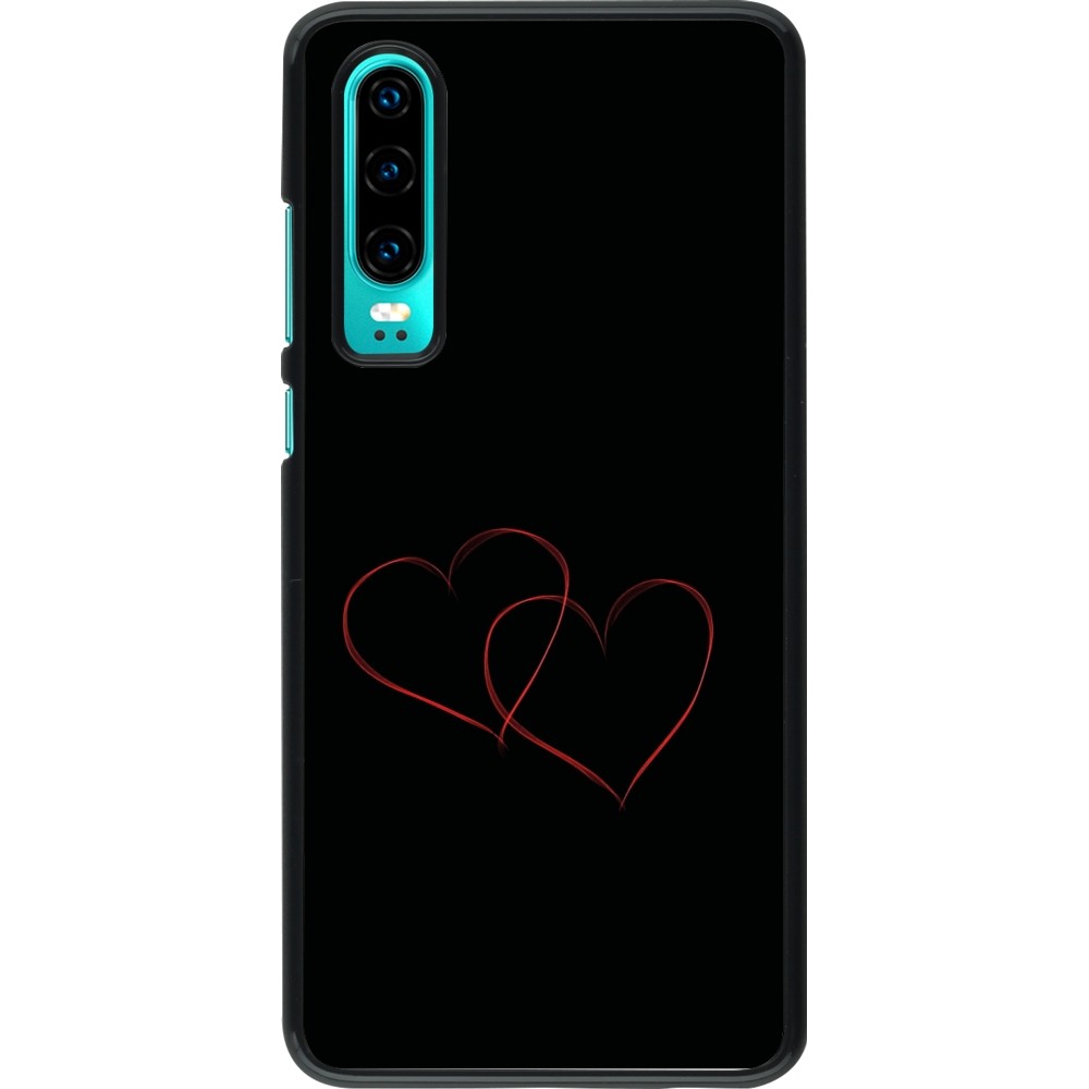 Huawei P30 Case Hülle - Valentine 2023 attached heart