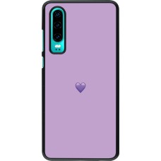 Huawei P30 Case Hülle - Valentine 2023 purpule single heart