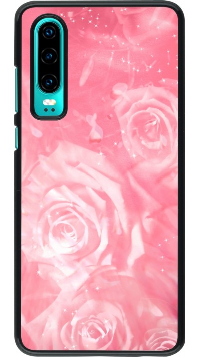 Coque Huawei P30 - Valentine 2023 bouquet de roses