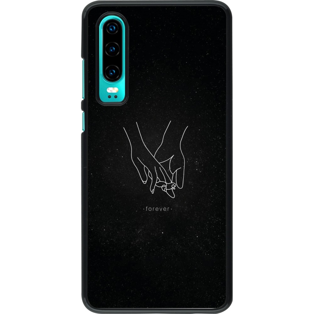 Huawei P30 Case Hülle - Valentine 2023 hands forever