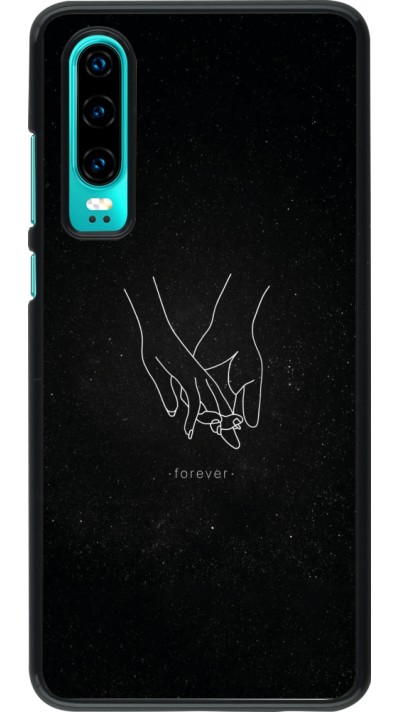 Coque Huawei P30 - Valentine 2023 hands forever