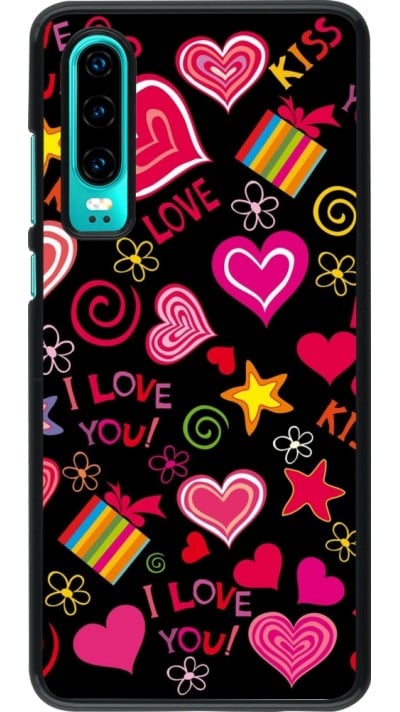 Coque Huawei P30 - Valentine 2023 love symbols