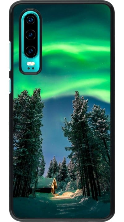 Coque Huawei P30 - Winter 22 Northern Lights