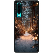 Coque Huawei P30 - Winter 25 Winter snowy road