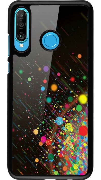 Coque Huawei P30 Lite - Abstract bubule lines