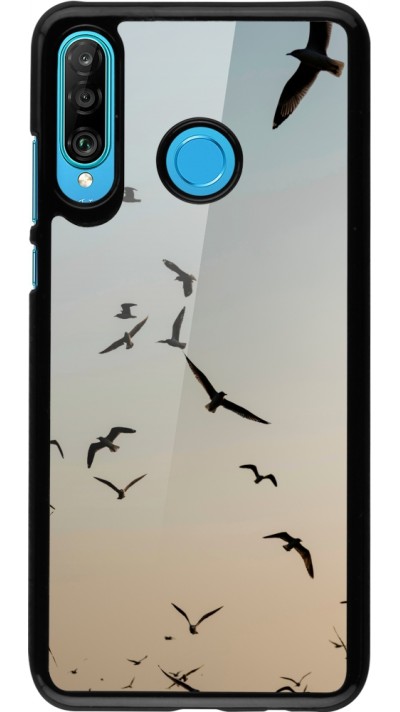 Coque Huawei P30 Lite - Autumn 22 flying birds shadow