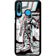 Hülle Huawei P30 Lite - Anaglyph Astronaut