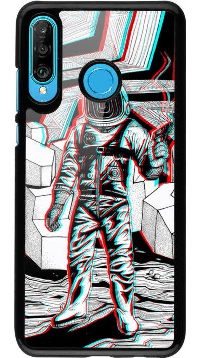 Coque Huawei P30 Lite - Anaglyph Astronaut