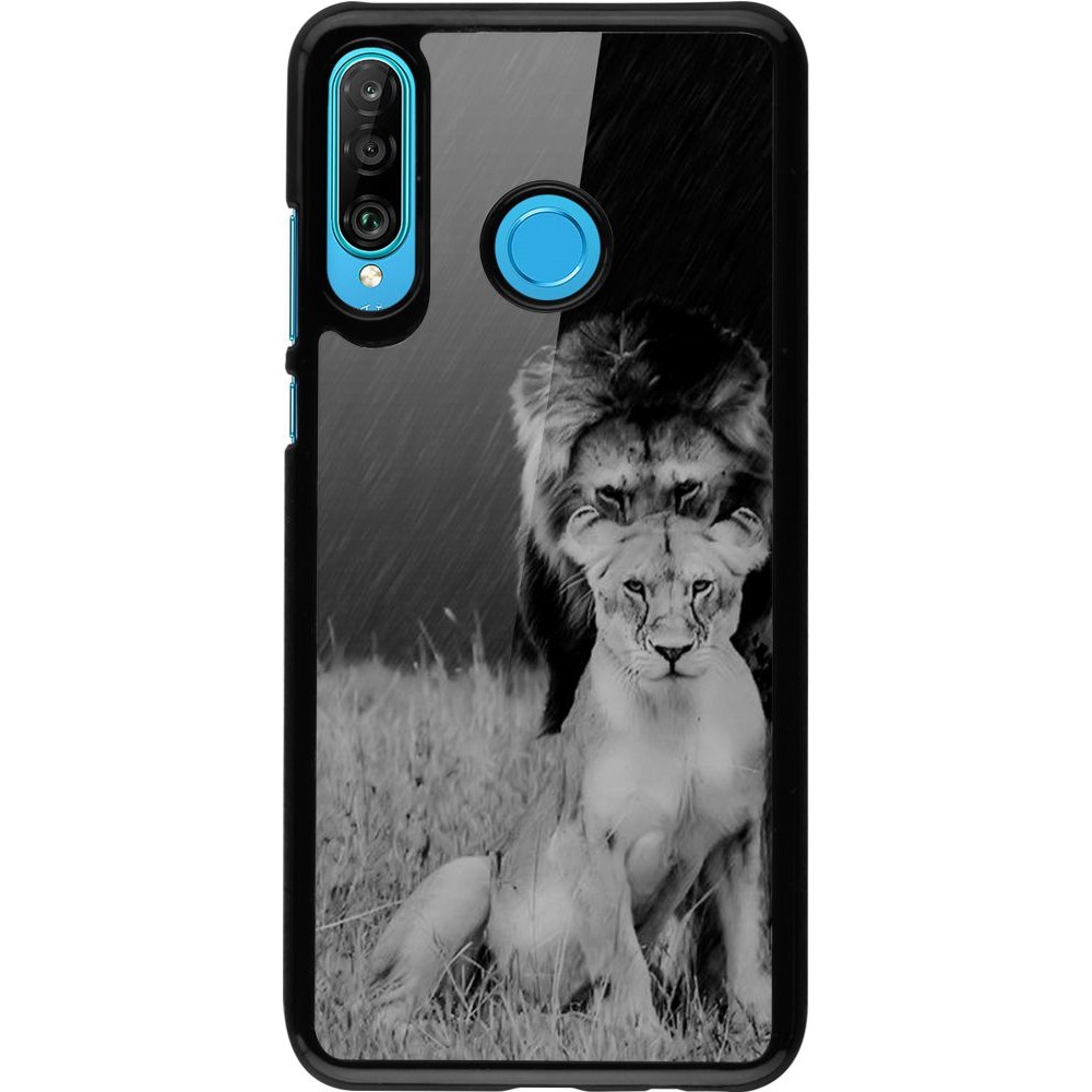 Hülle Huawei P30 Lite - Angry lions