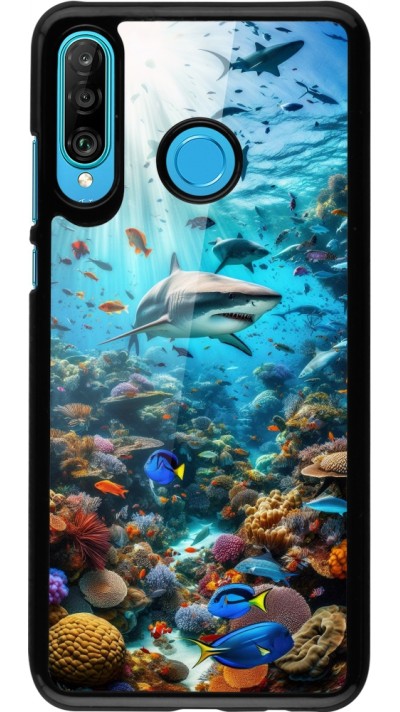 Huawei P30 Lite Case Hülle - Bora Bora Meer und Wunder