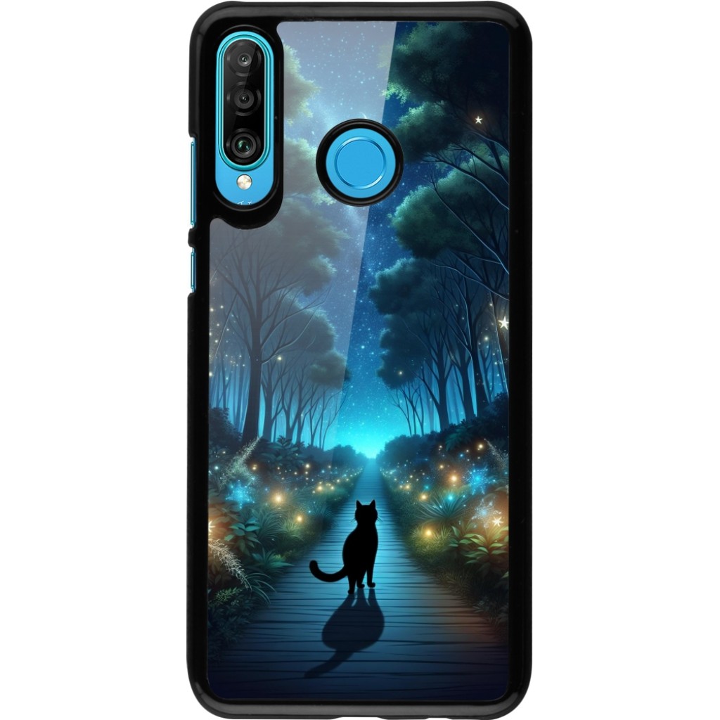 Coque De Protection Huawei P30 En Fibre De Carbone - Noire - Marque XTREME - NEUVE En Emballage